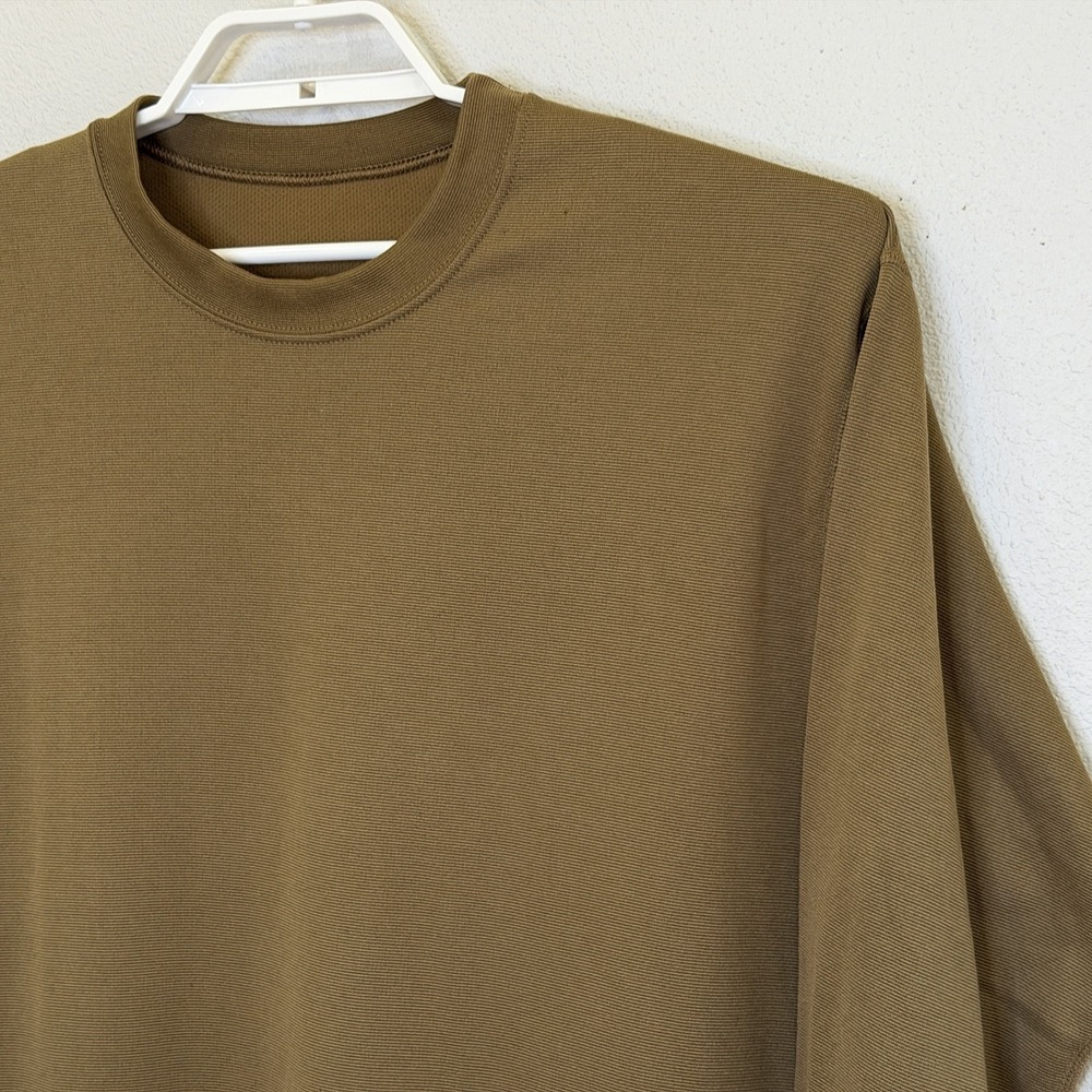 Cabela's Base Layer Power Dry T-Shirt Mens Size XL Brown‎ Long Sleeve Crew Neck - Picture 2 of 6